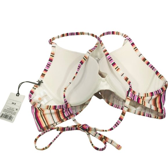 Shade And Shore Women's 36B Lightly Lined Longline Bralette Bikini Swim Top New - Picture 2 of 12